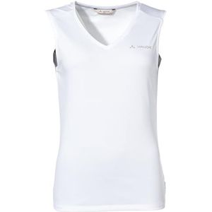 VAUDE Women's Essential Top T-shirt voor dames, wit/wit, 38, wit/wit