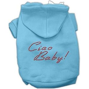 Mirage Pet Products Ciao Baby Hoodie Blauw XS 20,3 cm