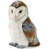 Pluche Kerkuil Knuffel Vogel 30 cm Speelgoed - Uilen Bosdieren Knuffels/Knuffeldieren/Knuffels Voor Kinderen