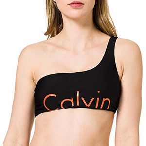 Calvin Klein Asymmetrische bralette rp dames bralette, Roze