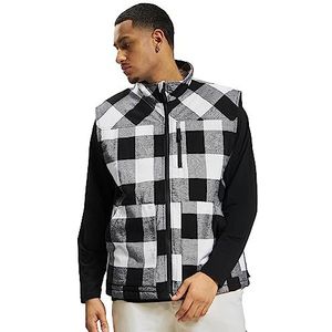 Lumber vest, wit/zwart, XXL, Wit/Zwart