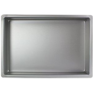 PME OBL09134 taartvorm, rechthoekig, aluminium, 22,9 x 33 x 10,2 cm, zilverkleurig