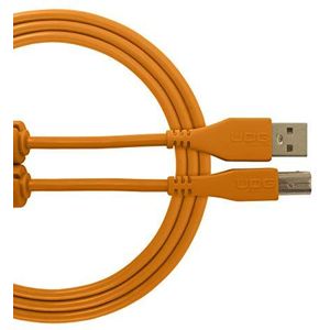UDG U95001OR USB 2.0 kabel (A-B) - High Speed Audio USB 2.0 A stekker op B stekker, oranje, 1 m