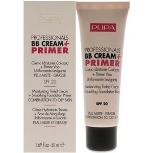 Pupa Milano Professionals BB Cream Plus Primer SPF 20-001 Nude - Combination To Oily Skin For Women 1.69 oz Primer