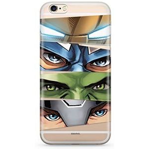 Originele licentiehoes van Marvel Avengers voor de iPhone 6 Plus (100% passend). Precies passende siliconen hoes