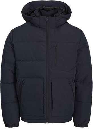 Jack & Jones Jjeotto Puffer Sn Pufferjas voor heren (1 stuk), Donkerblauw