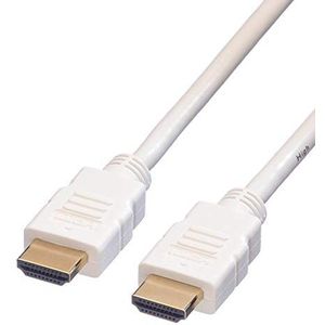 ROLINE HDMI High Speed kabel met Ethernet wit 20m