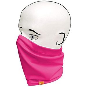 iQ-UV IQ Community multifunctioneel masker voor dames, neon roze, 2 stuks
