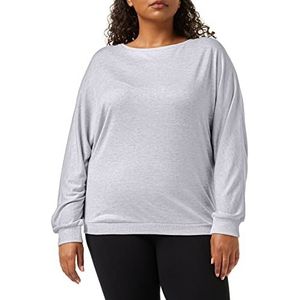 Triumph dames thermo pyjama top, Donkergrijs Melange