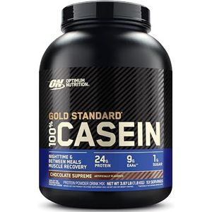 Optimum Nutrition 100% gouden standaard caseïne, caseïne-proteïnepoeder voor krachttraining en massaopname, 55 porties, 1,82 kg