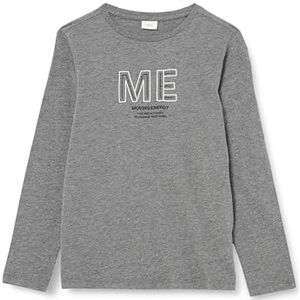s.Oliver T-shirt met lange mouwen voor jongens, grijs.