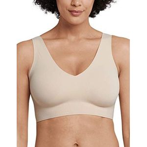 Schiesser Dames bustier met uitneembare pads - onzichtbare soft, huidskleur, huidskleur