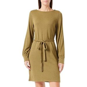 VERO MODA Vmotea Ls Short Dress Jrs Mini-jurk voor dames, Donker olijfgroen