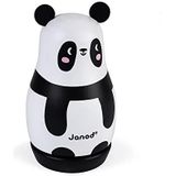 Janod - Muziekdoos van houten panda – decoratie voor kinderkamer – vanaf 1 jaar, J04673