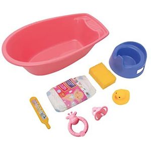 Heless Poppenbad Roze Met Accessoires 40,5 Cm