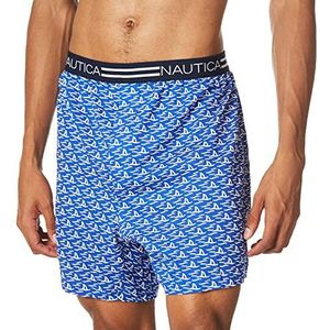 Nautica boxershorts heren, Shark Attack-Bright Nautica Blauw