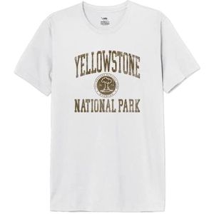 National Park T- Shirt Homme, Blanc, M