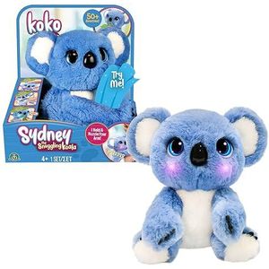 KOKO CALINS, GIOCHI PREZIOSI, MYC00 Interactief pluche dier met + 50 reacties, 26 cm, knuffels, bewegingen, geluiden en lichten, vanaf 4 jaar, speelgoed voor kinderen vanaf 4 jaar