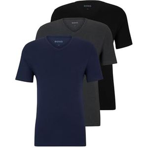 BOSS Heren T-shirt Tshirtvn 3P Classic, Blauw