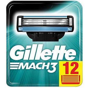 Gillette Mach3 scheermesjes voor heren, 12 stuks