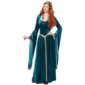 Generique - kostuum prinses middeleeuws blauw dames