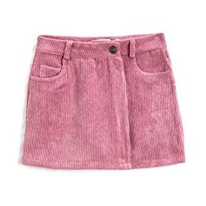 Koton Mini jupe-short en Corduroy pour fille avec poches, rose (295), 9-10 Jahre