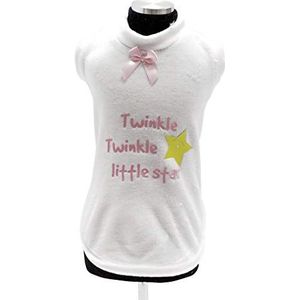 Trilly tutti Brilli T-shirt van chenille met thermische applicatie van vinyl, roze, L - 1 product, Roze