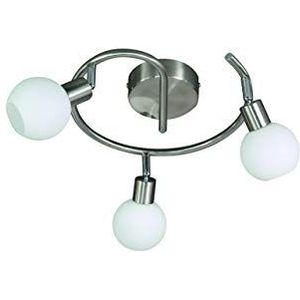 Wofi 907103640000 NOIS hanglamp, nikkel-mat, 3 x LED/5 W, 5 W