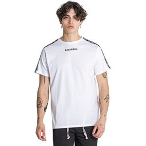 Gianni Kavanagh White Signs Tape tee T-Shirt pour Homme, blanc, M