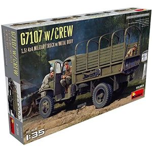 Miniart MIN35383 Cargo vrachtwagen 1:35-G7107 met metalen behuizing, kleur gevormd