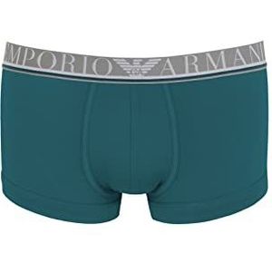Emporio Armani Underline Mediterran Boxershorts voor heren, maat XL, Mediterraan