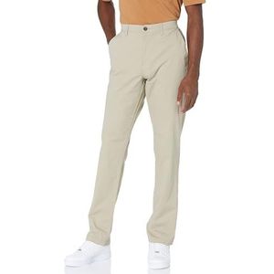 Amazon Essentials Heren casual stretch chino broek (grote maten beschikbaar), kaki bruin, 83,8 x 86,4 cm (B x L)