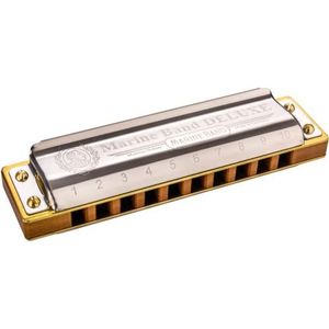 Hohner Marine Band Deluxe 200520 F Harmonica in toon F