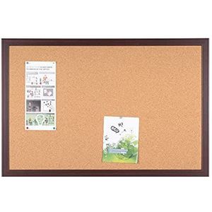 Bi-Office Earth Prime prikbord van kurk met frame van MDF, Merire, 90 x 60 cm