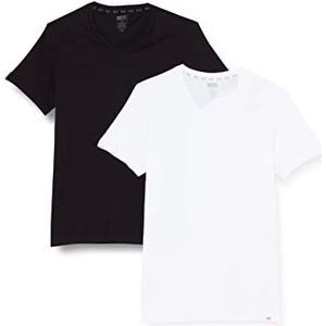 Diesel Umtee-Michael-Tube-twopack T-shirt voor heren, verpakking van 2 stuks, E0013-0bvfb