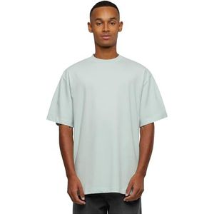 Urban Classics Tall Tee Oversized T-shirt voor heren, katoen, geribbelde ronde hals, verkrijgbaar in vele kleurvarianten, maten S tot 6XL, frosted mint