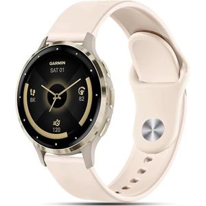 VELULYX Siliconen armband compatibel met Garmin Vivoactive 4S/Venu 2S/Venu 3S/Vivomove 3S, sportarmband 18 mm voor Fossil Ladies Gen 6/Gen 5E/Fossil Ladies Q Venture HR Gen 4/Withings Steel HR 36 mm,