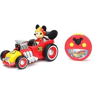 Jada Toys - Mickey Roadster Racer auto, 19 cm, infrarood controle, geschikt vanaf 3 jaar, kleur (253074005) voor kinderen, uniseks