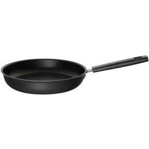 Fiskars Pan, Ø 28 cm, geschikt voor alle kooktafels, aluminium/kunststof, krasbestendig, anti-aanbaklaag, hard face, zwart, 1052224