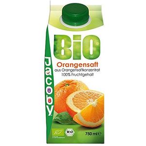 Jacoby Biologisch sinaasappelsap, concentraat, verpakking van 8 stuks (8 x 750 ml)