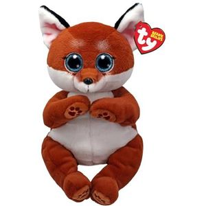 Ty WITT Fox Bellies Medium - Squishy Beanie Baby Soft Plush Toys - Collectible Cuddly Stuffed Teddy