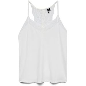 Vero Moda Dames Top regular fit Wit V Hals Volwassenen