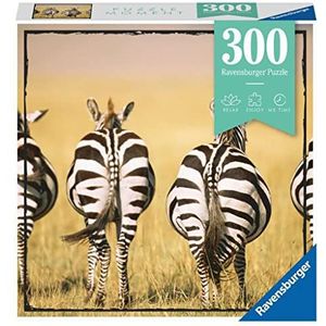 RAVENSBURGER PUZZLE - Puzzel Moment 300 stukjes zebrapatroon volwassenen, 4005556133123
