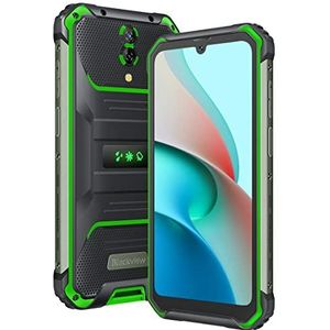 Blackview BV7200 Smartphone Incassable, 50MP Double Caméra, Helio G85 6Go+128Go, IP68 Etanche Android 12 Téléphone Portable, 6.1'' HD+, Haut-Parleur Box, Mode Gant, Batterie 5180mAh, GPS NFC Vert