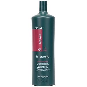 Fanola No Red Shampoo 1000 ml – shampoo tegen roodheid voor bruin haar
