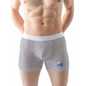 Green Fish Boxer pour homme, gris, M