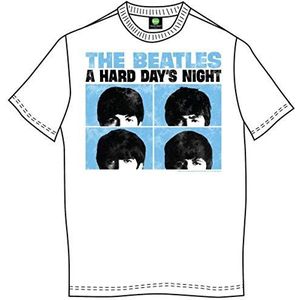 T-shirt # Xxl White Unisex # Hard Days Night Pastel, Wit