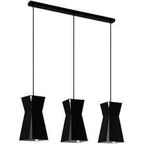 EGLO Valecrosia Hanglamp - E27 - 84 cm - Zwart/Wit