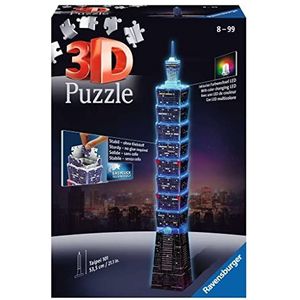 Taipei 3D Puzzel (216 Stuks) - Voor Puzzelaars vanaf 10 Jaar