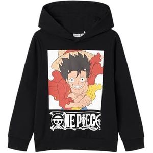 NAME IT One Piece sweatshirt voor jongens, zwart.